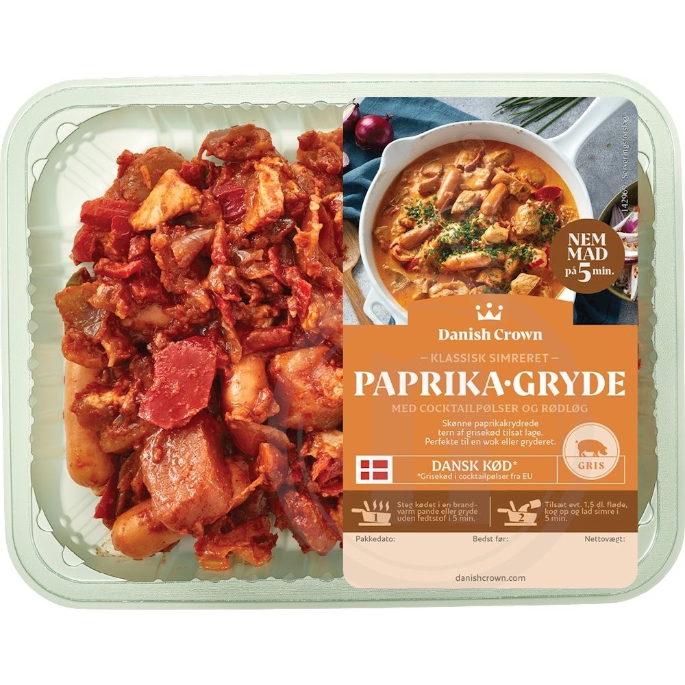 Danish Crown Paprikagryde med Gris 500 g