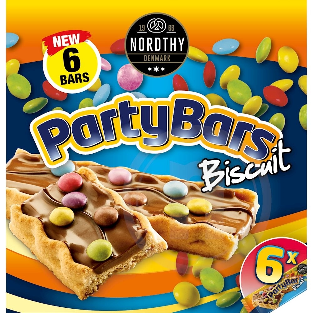 Nordthy Partybars m. Chokoladeknapper