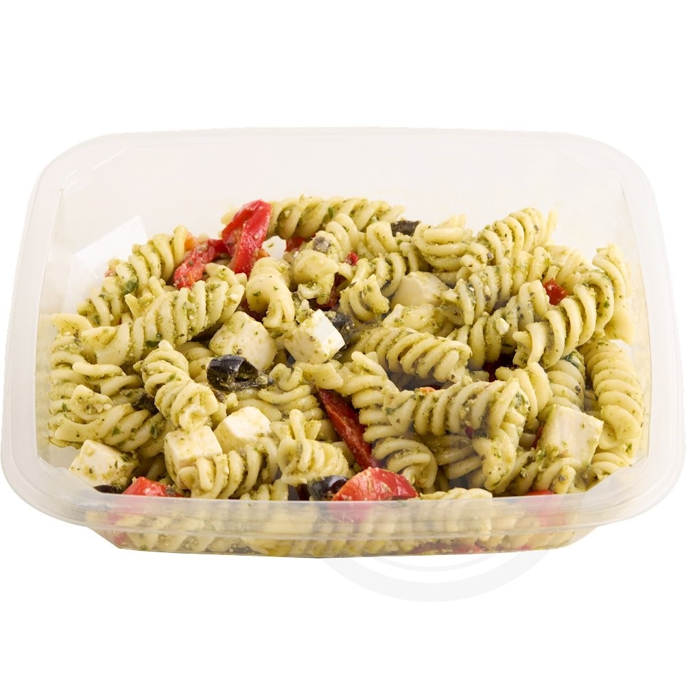 Pasta m. grøn pesto