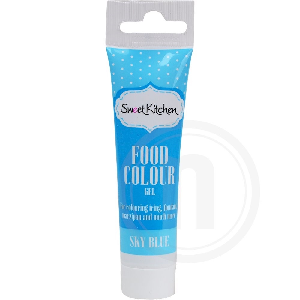 Pastafarve sky blå