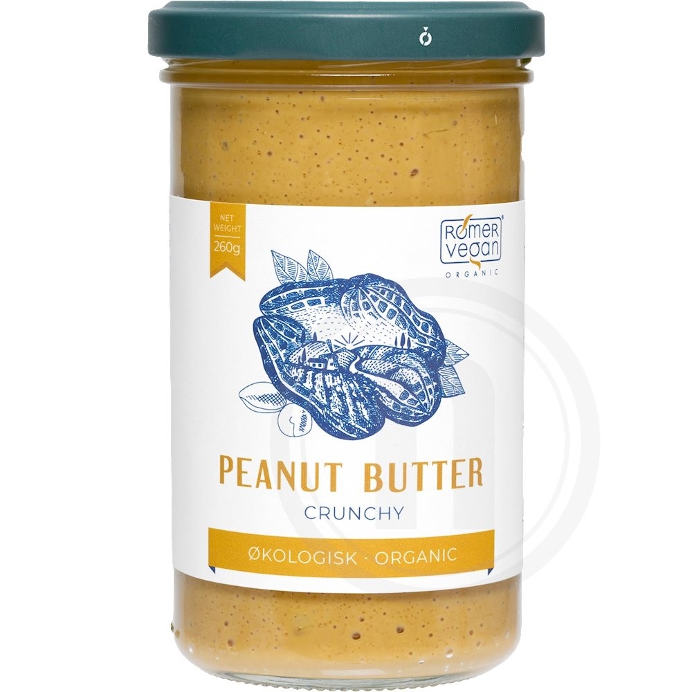 Rømer Vegan Peanutbutter crunchy øko.
