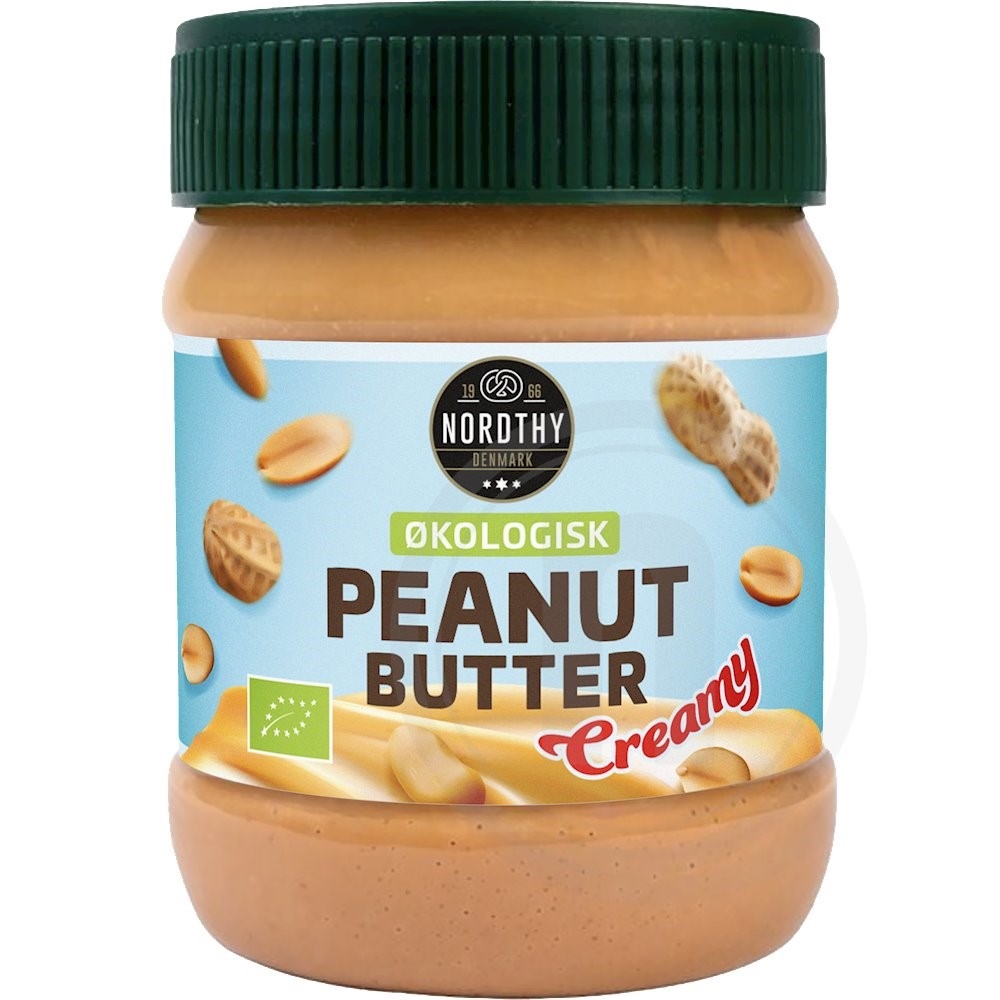Peanutbutter øko. fra Nordthy – Leveret med nemlig.com