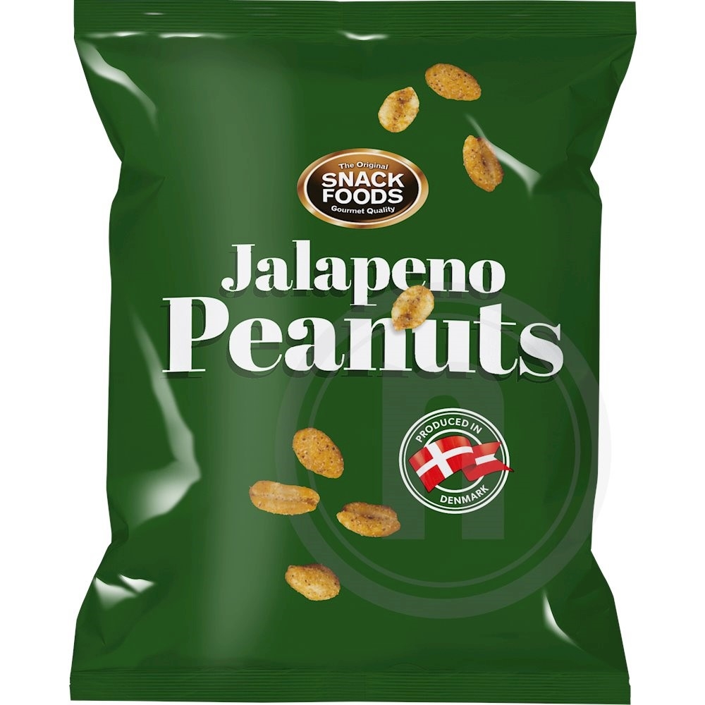 Snack Foods Ristede Peanuts m. Jalapeño