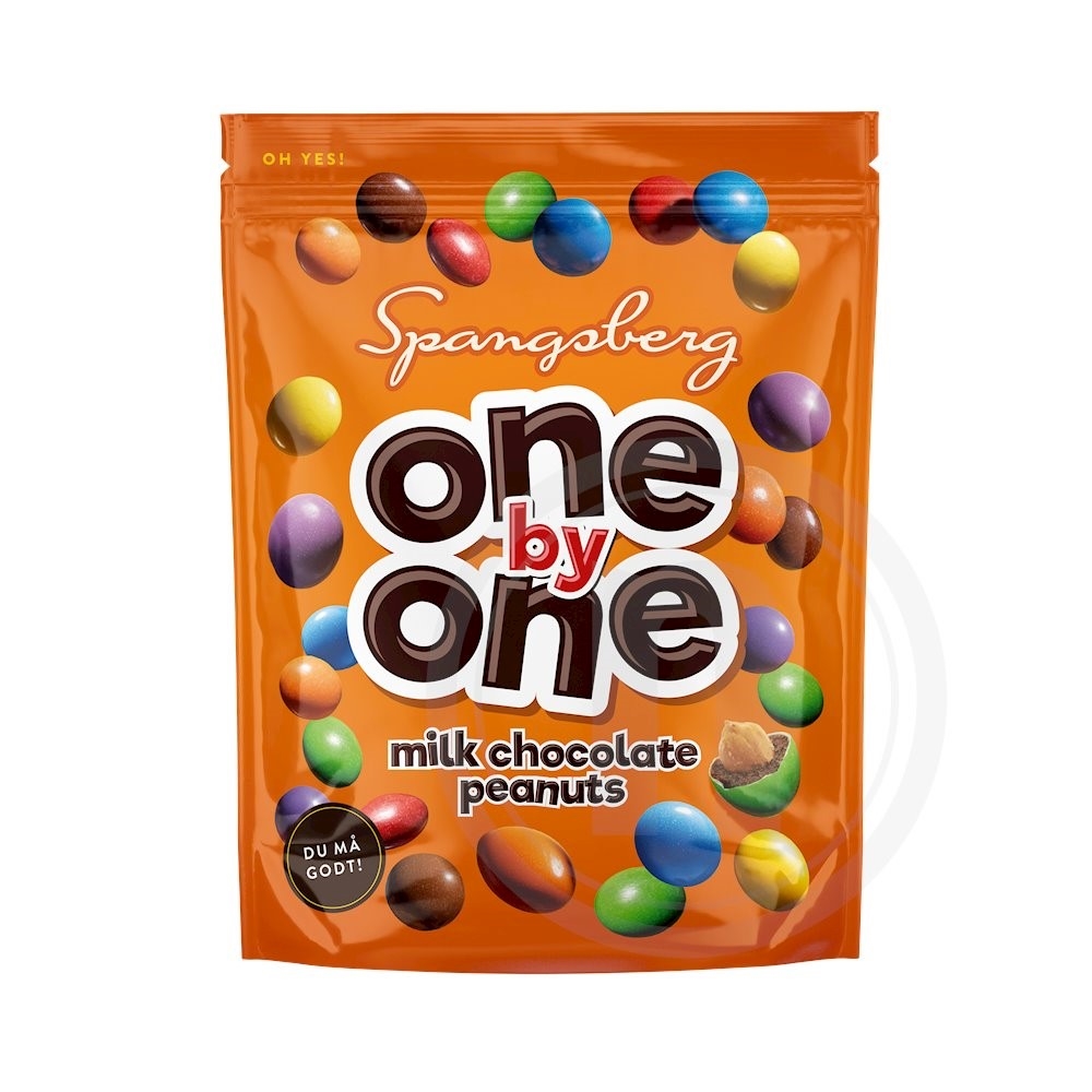 Peanuts m. mælkechokolade