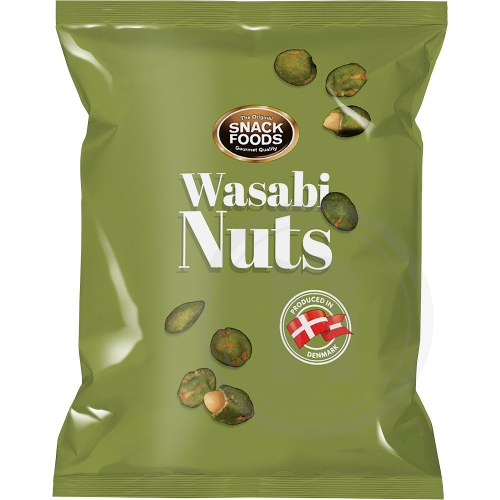Snack Food Peanuts med wasabi