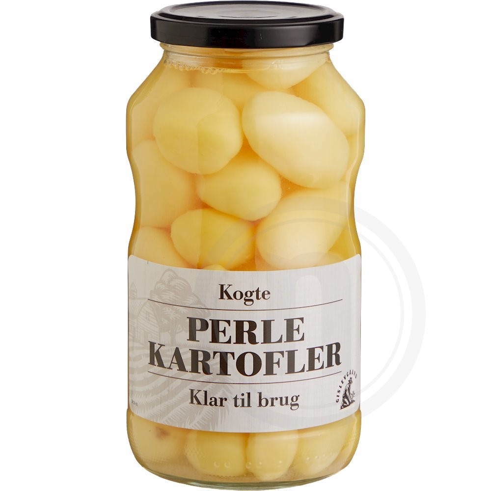 Perlekartofler i glas (kogte)