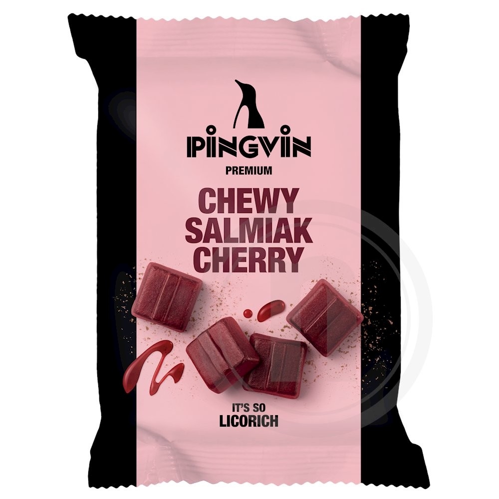 Anthon Berg Pingvin Chewy Salmiak Cherry