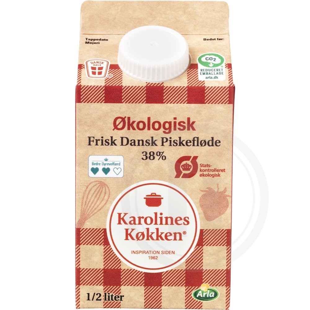 Piskefløde 38% økologisk
