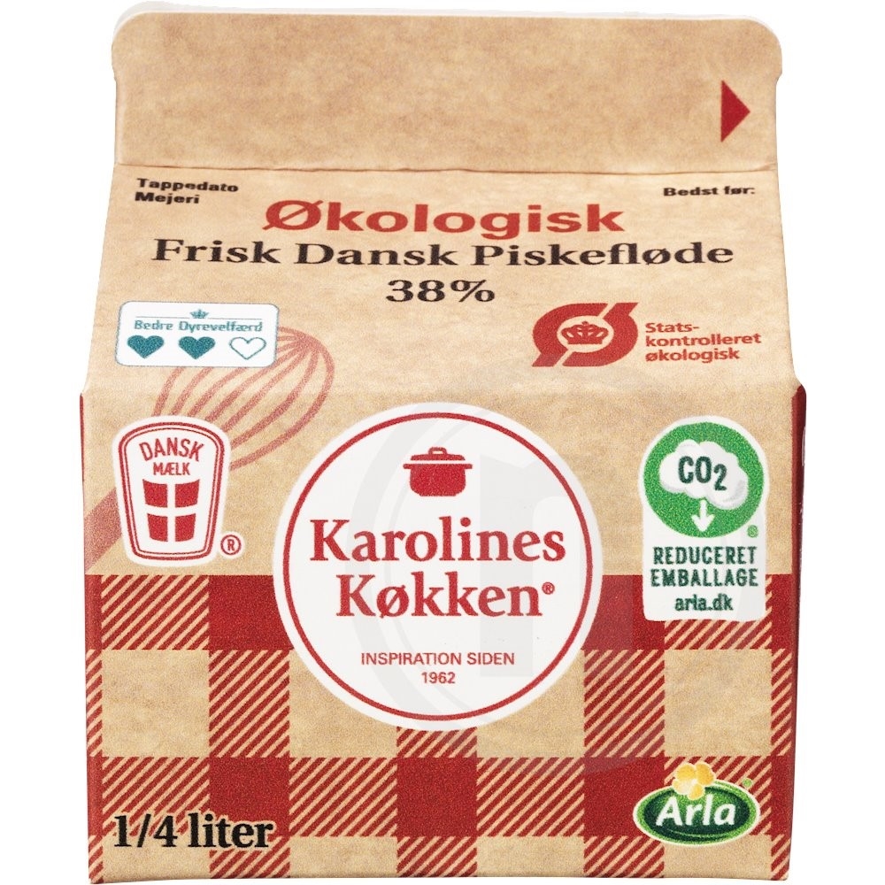 Piskefløde Øko 38%