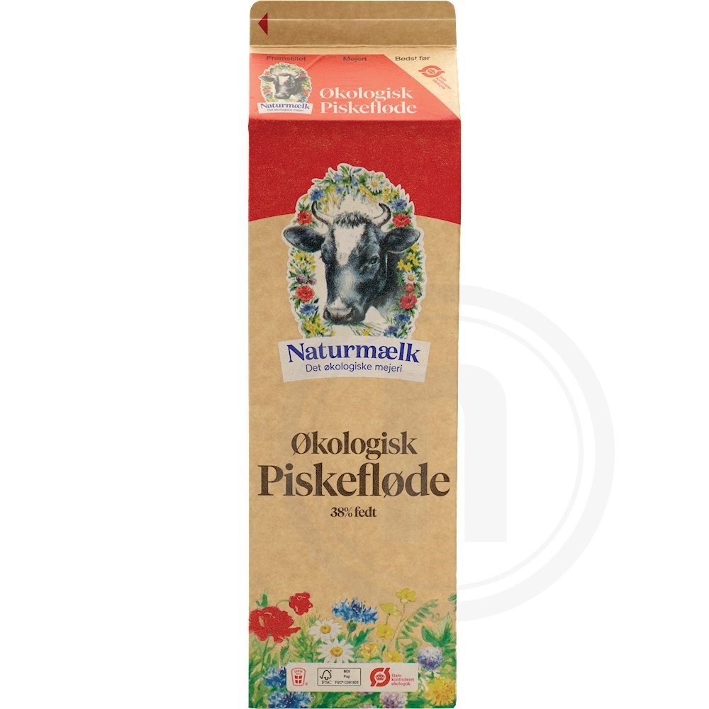 Naturmælk Piskefløde 38% øko.