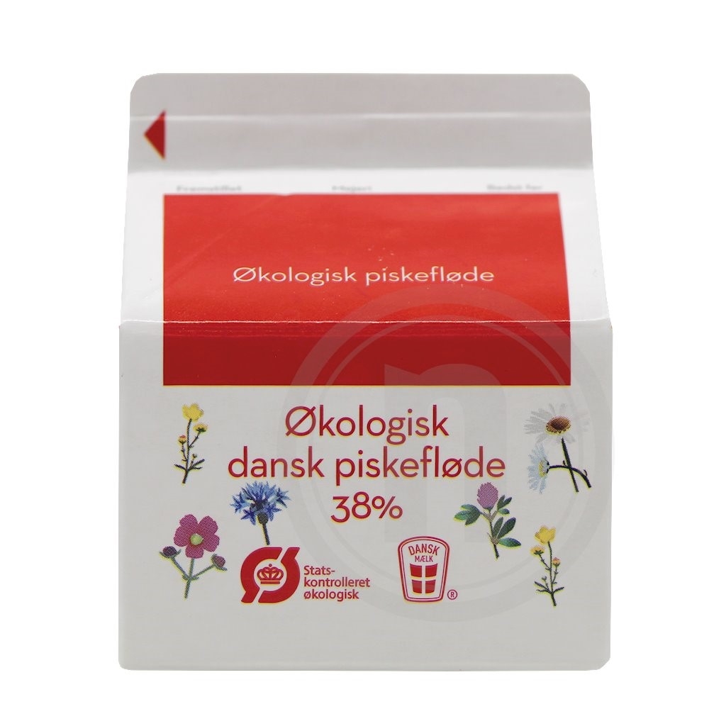 Piskefløde økologisk 38%