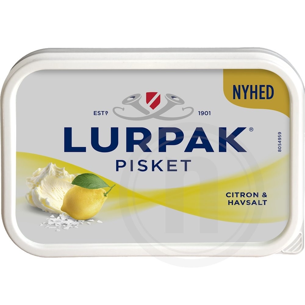 Lurpak Pisket Smørbar m. Citron & Havsalt