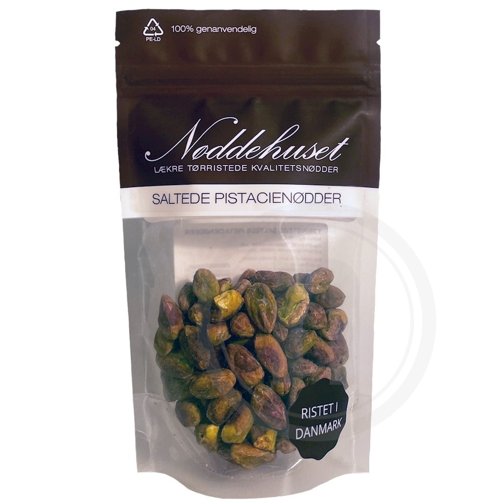 Nøddehuset Pistacienødder med salt