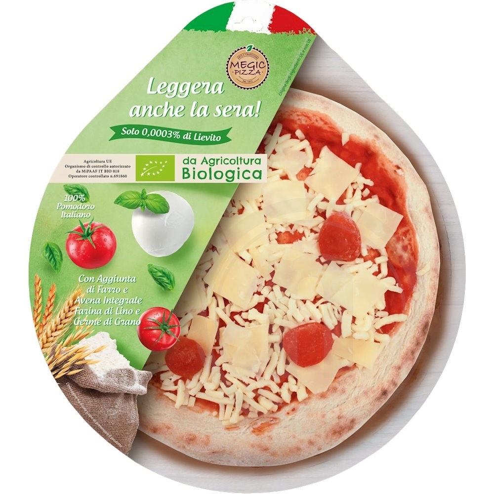 Pizza Caprese øko.