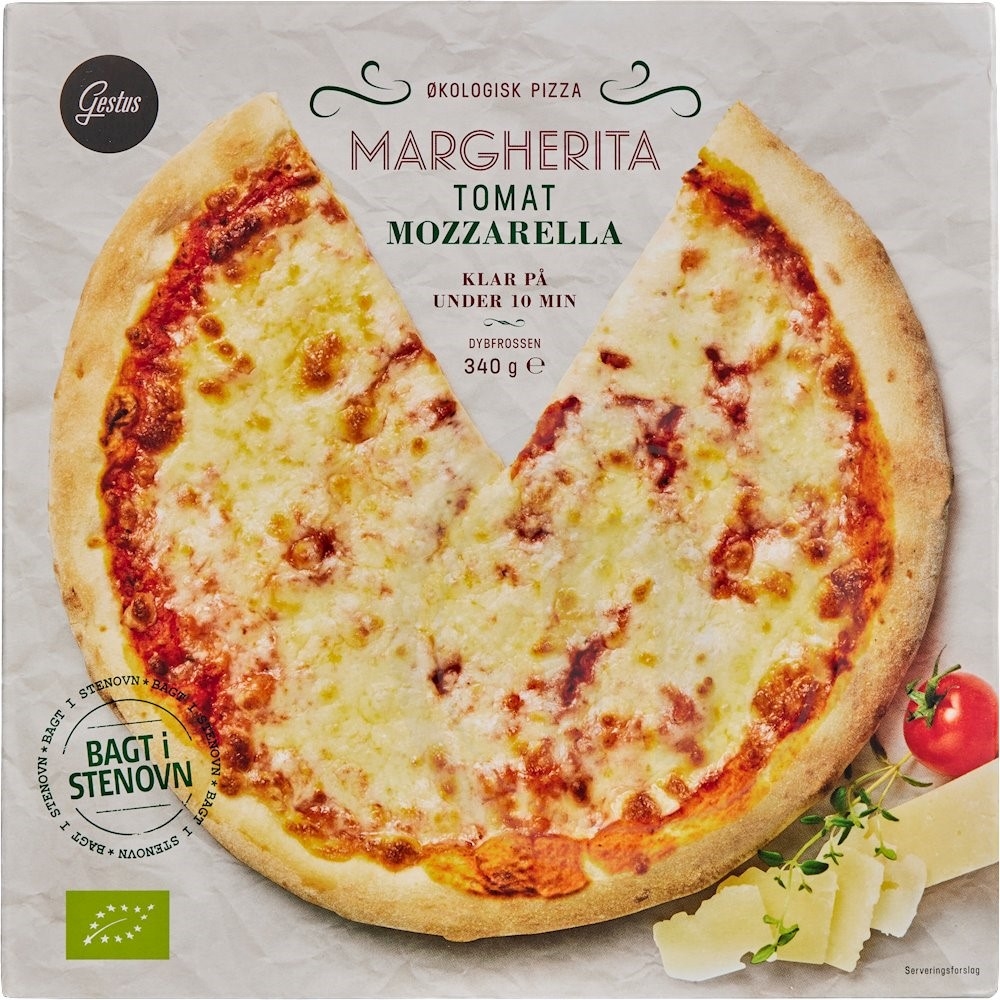 Pizza Margherita øko.
