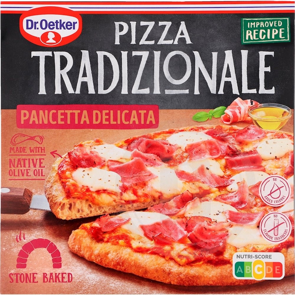 Pizza pancetta delicata fra Dr. Oetker Leveret med