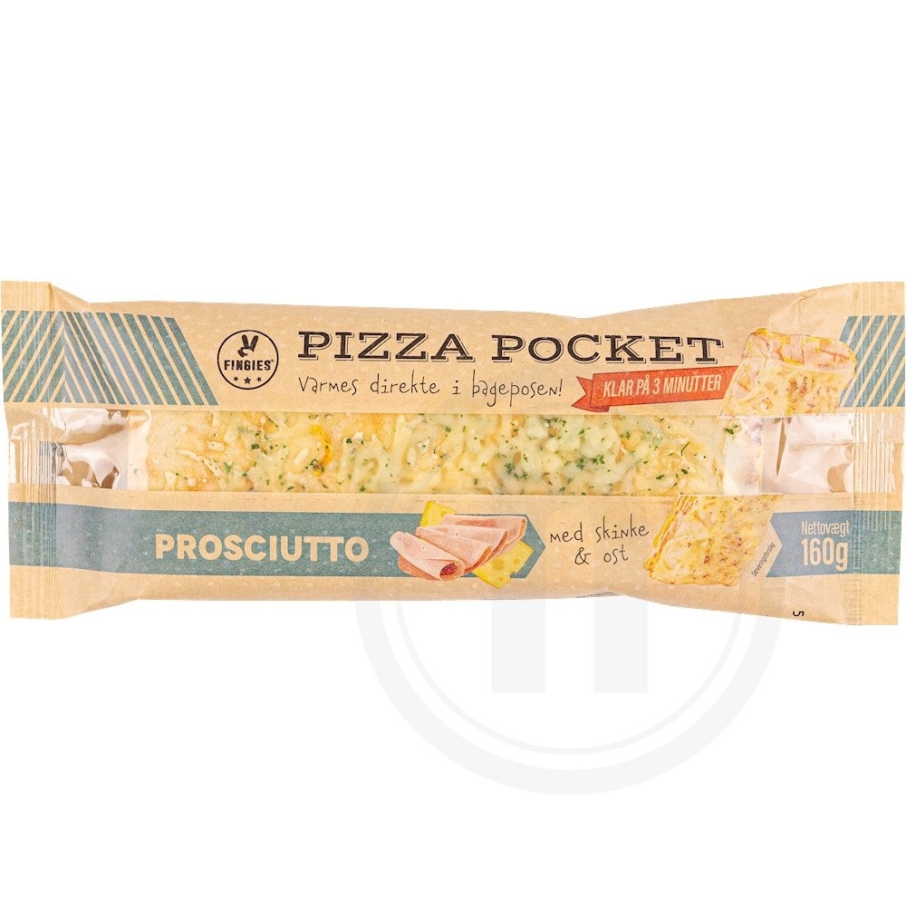 Fingies Pizza pocket prosciutto