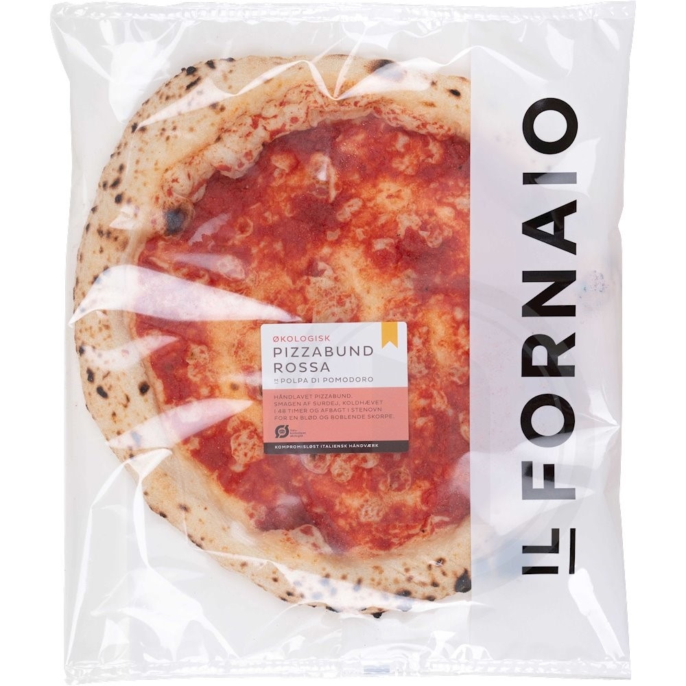 Pizzabund rossa m. tomatsauce