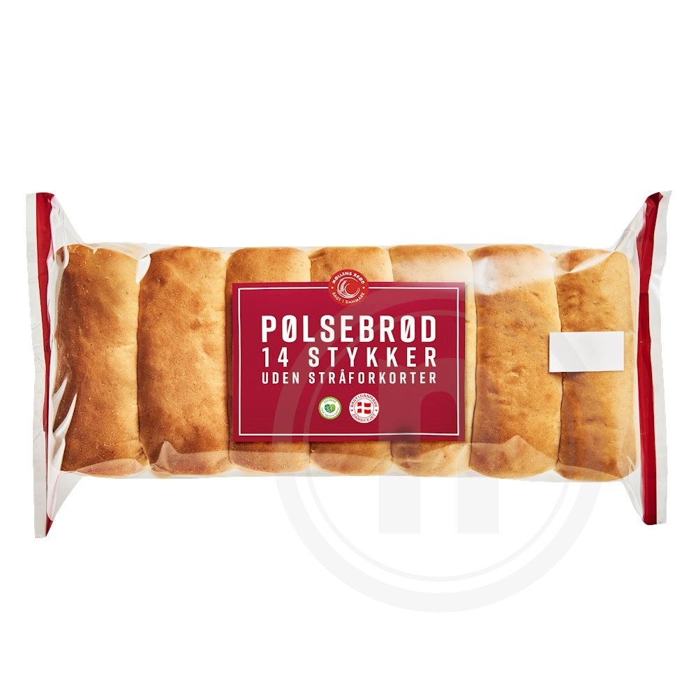 Møllens Brød Pølsebrød .