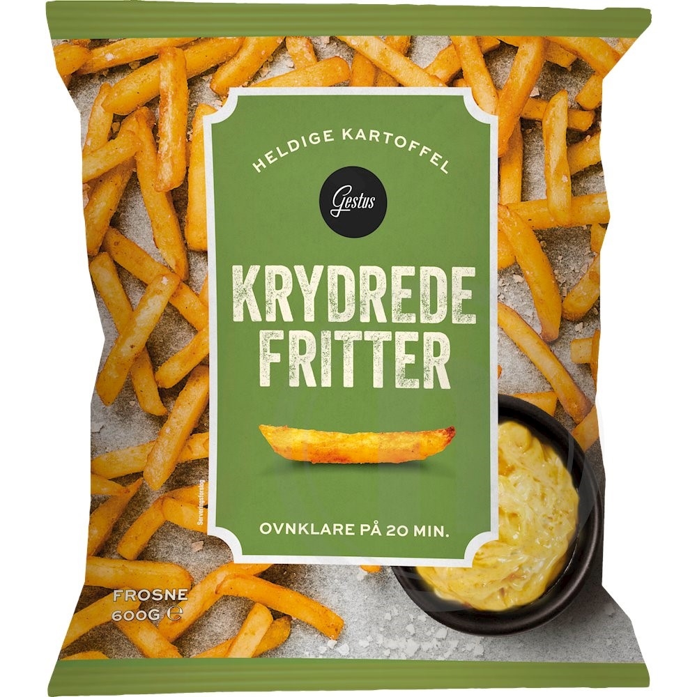 Gestus Pommes frites med krydderi