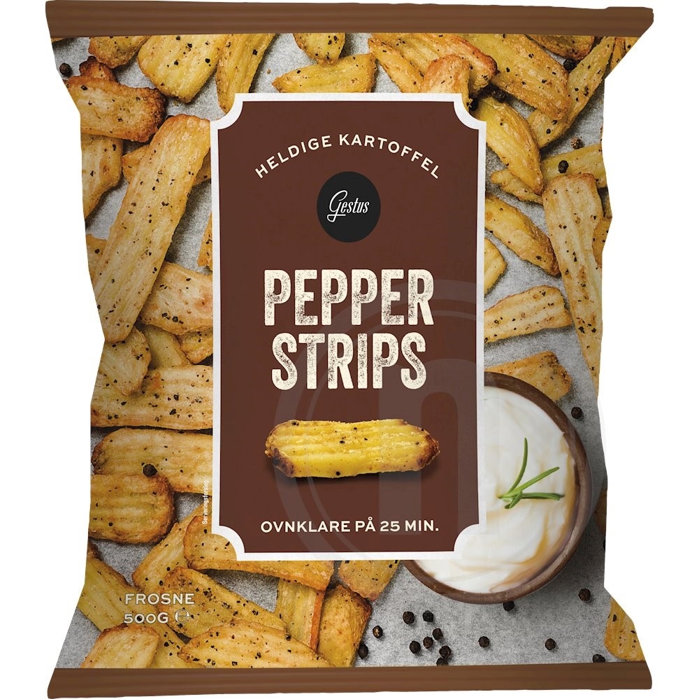 Gestus Pommes Frites med Peber og Løg