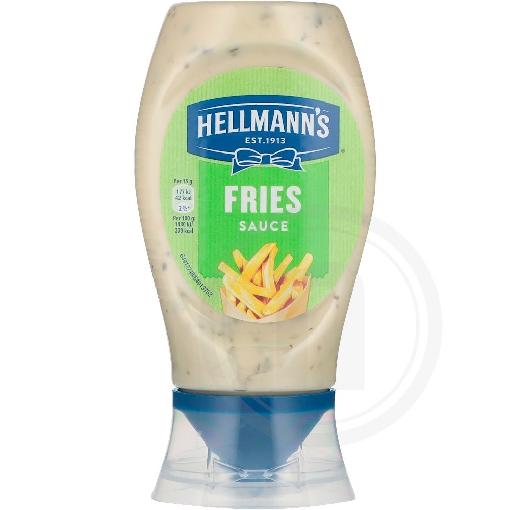 Pommes frites sauce m. hvidløg