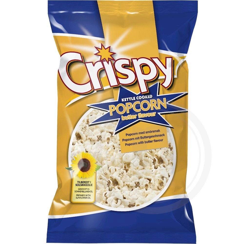 Crispy Popcorn med smør