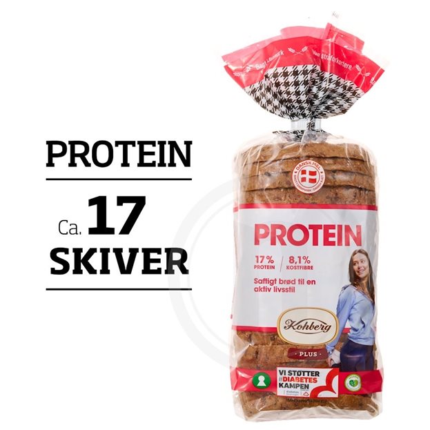 Protein brød fra Kohberg – Leveret med nemlig.com