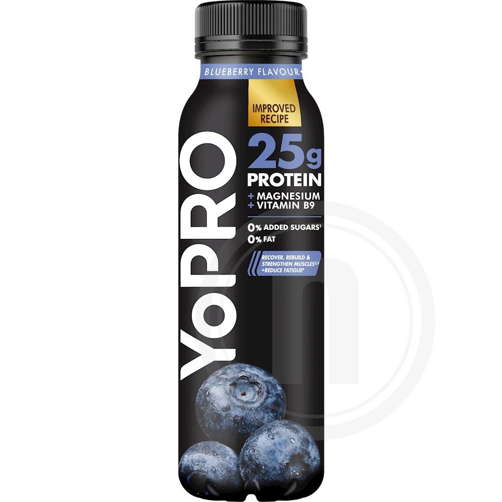 YoPro Protein drikkeyoghurt blåbær