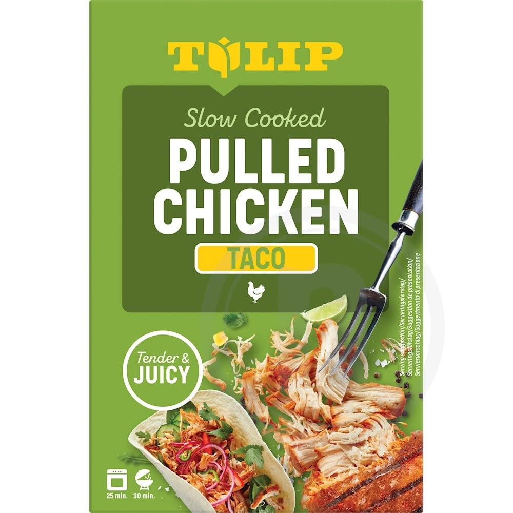 Pulled chicken taco