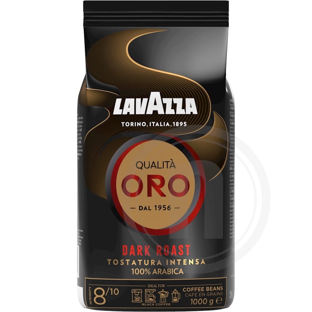Lavazza Qualita Oro Dark Roast kaffebønner 1 kg
