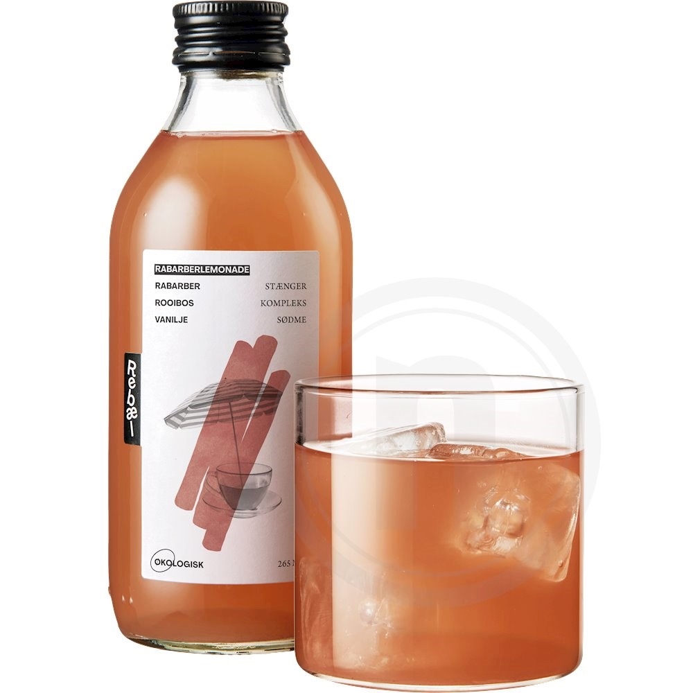 Rebæl Rabarberlemonade Øko