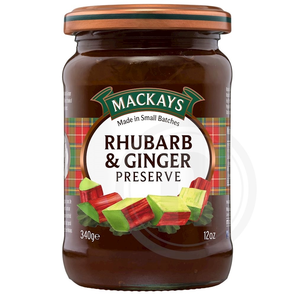 Mackays Rabarbermarmelade med Ingefær