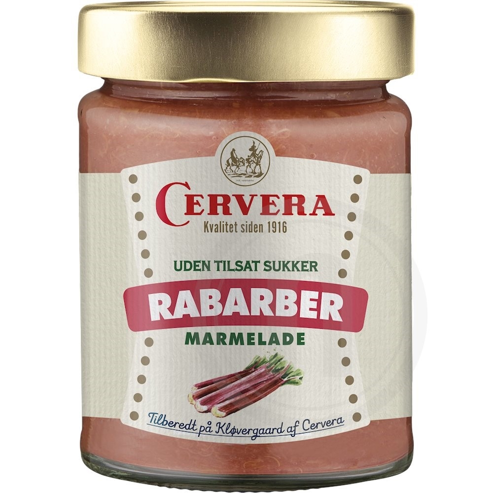 Cervera Rabarbermarmelade uden tilsat sukker