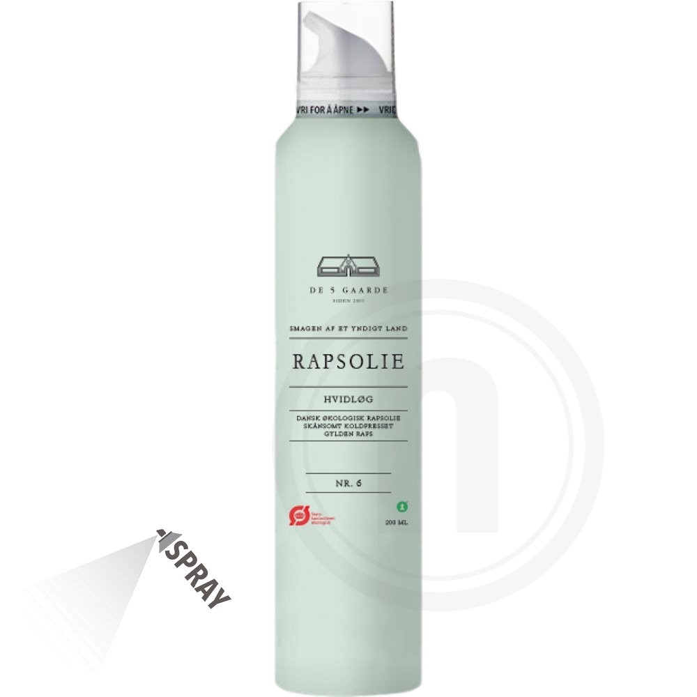 De 5 Gaarde Rapsolie med hvidløg øko.