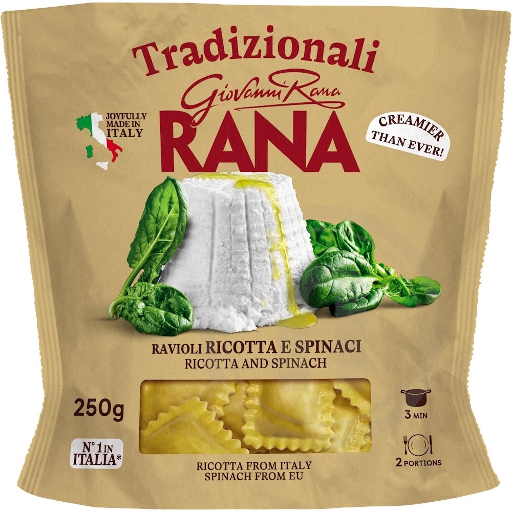 Rana Ravioli m. ricotta og spinat (frisk)
