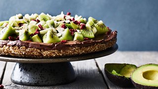 Rawkage med avocadocreme