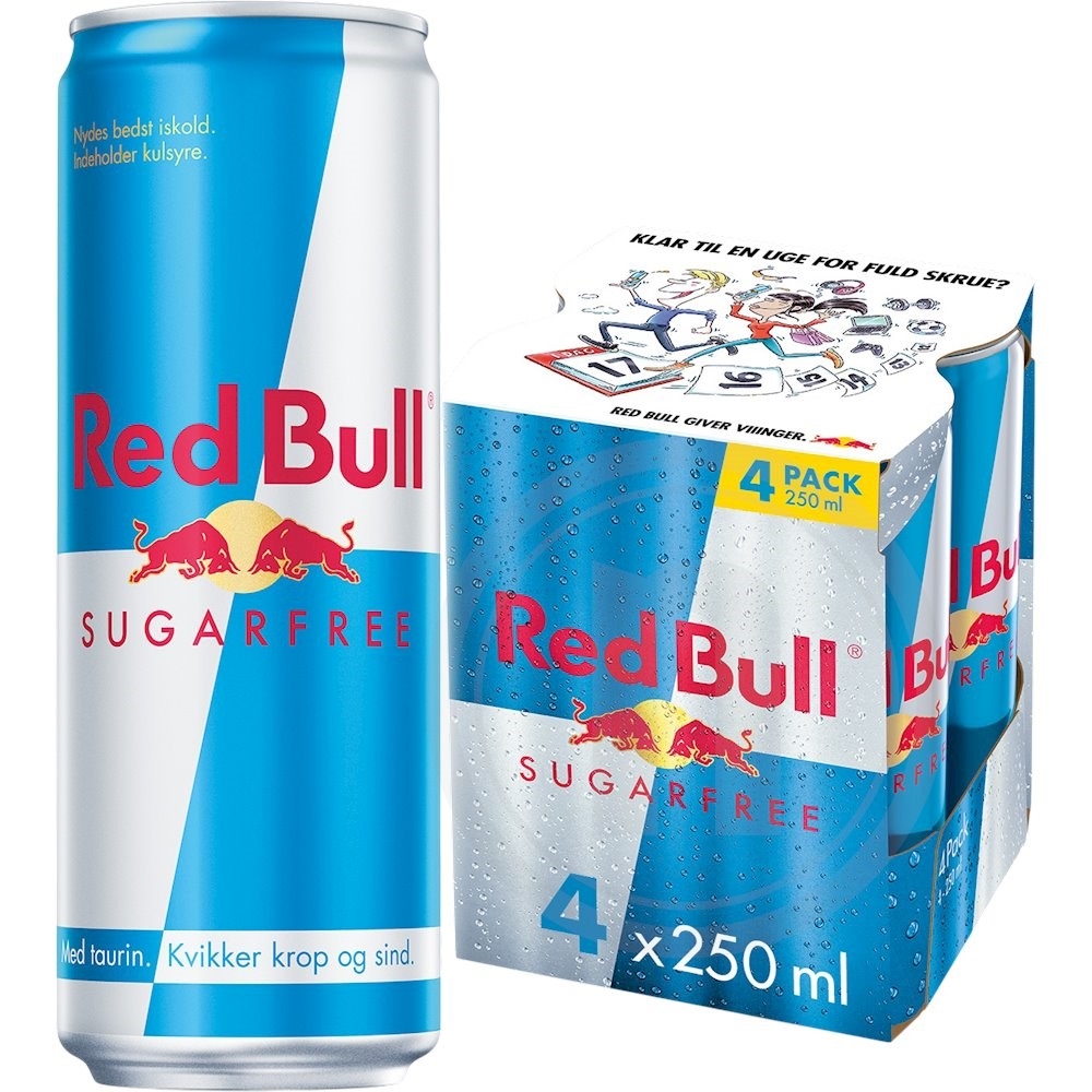 Red Bull sukkerfri (dåse)