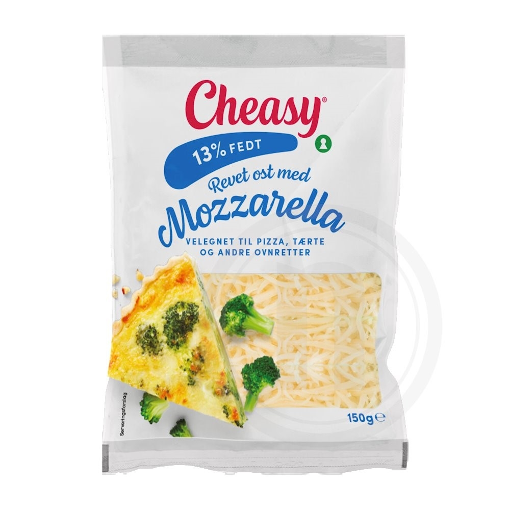 Revet ost m. mozzarella 13%
