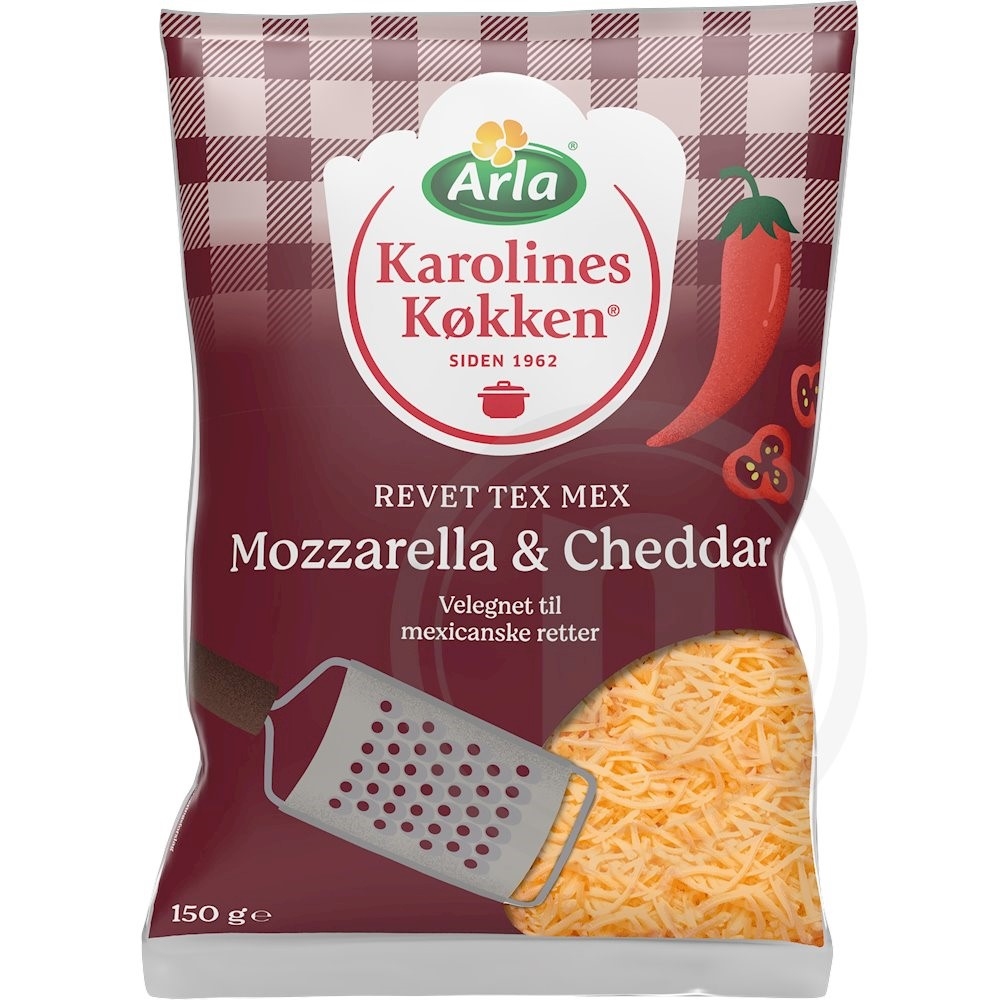 Revet ost mozzarella & cheddar