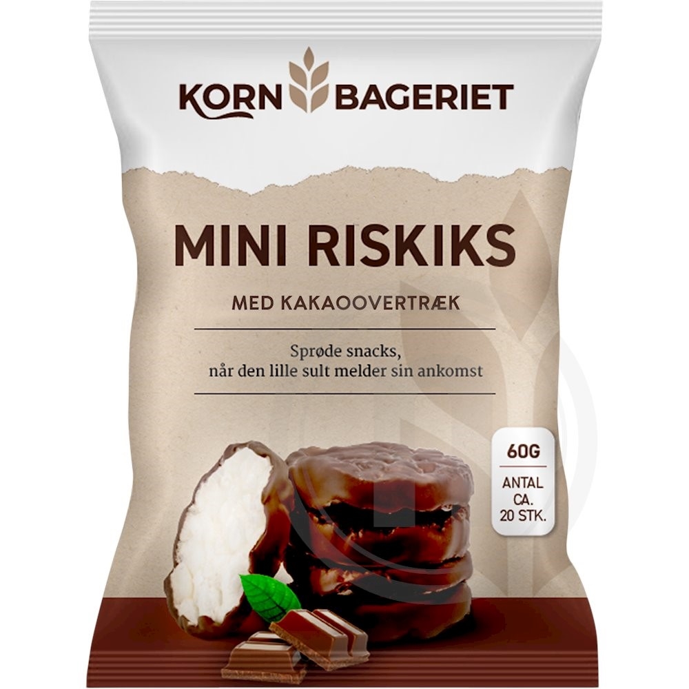 Kornbageriet Riskiks med kakaoovertræk
