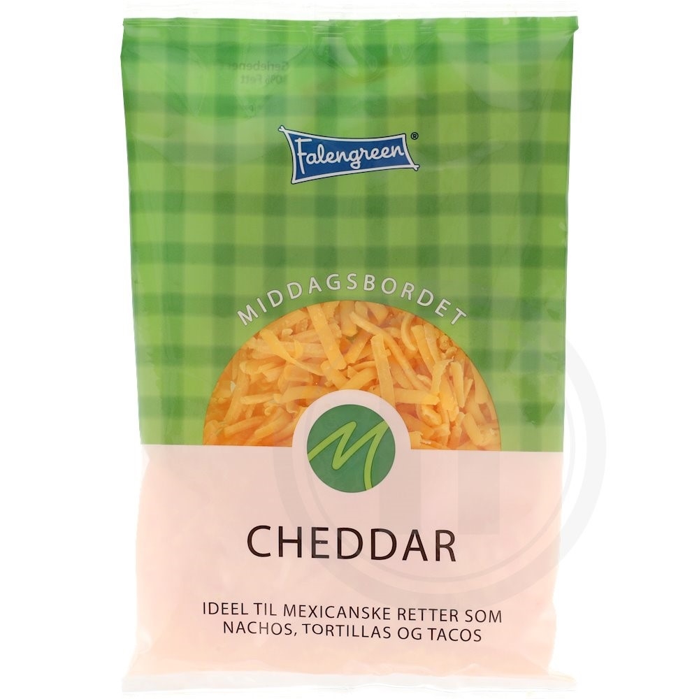 Rød cheddar (revet)