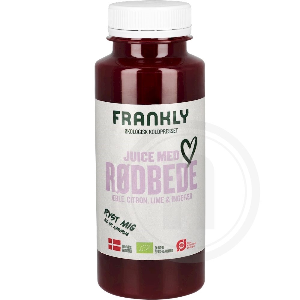 Rødbede- og æblejuice øko.