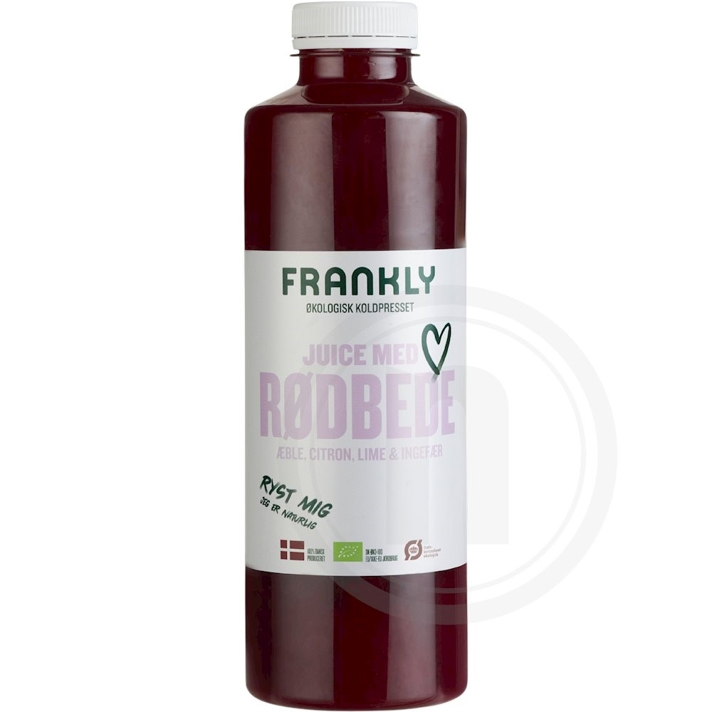 Rødbede- og æblejuice øko.