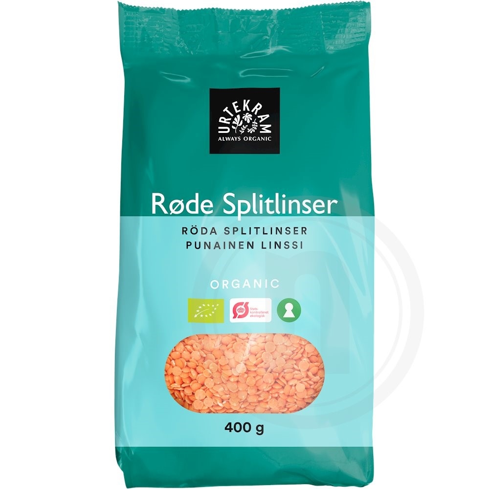 Røde splitlinser øko.