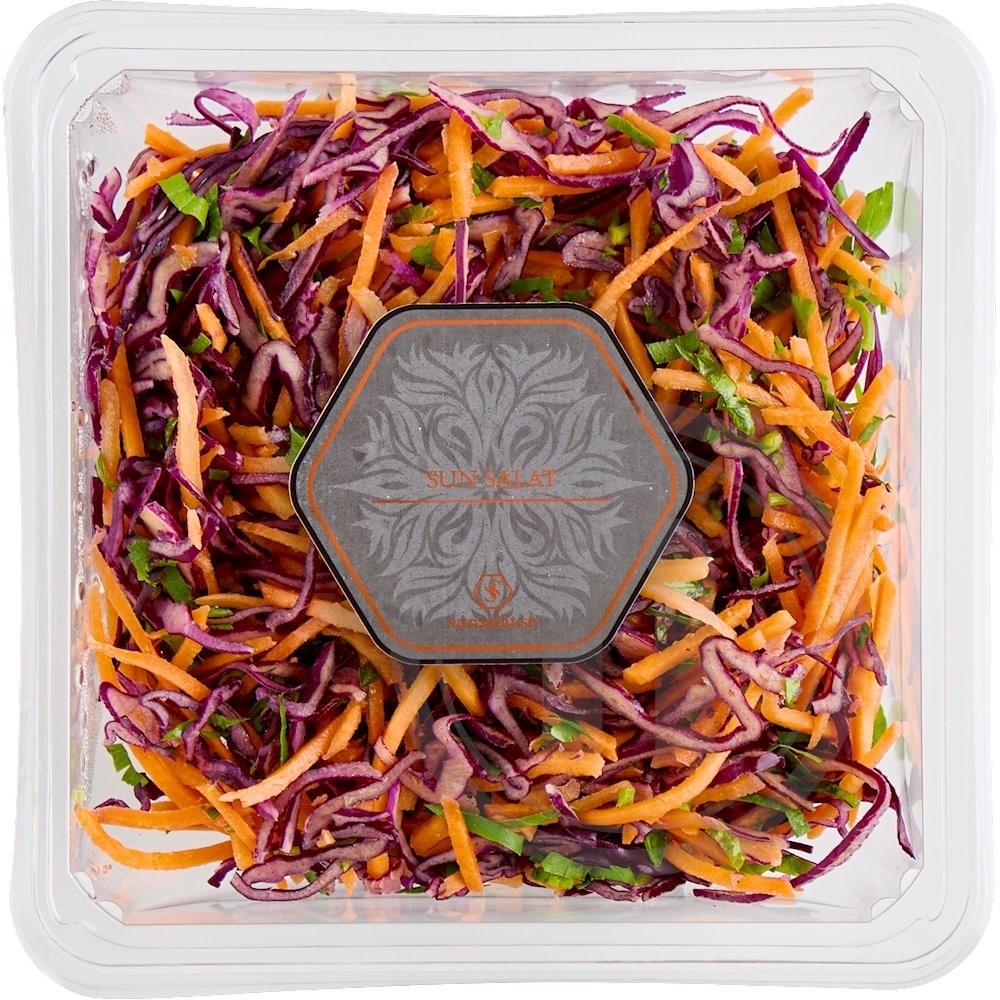 Sun Salat Rødkålssalat med Gulerødder