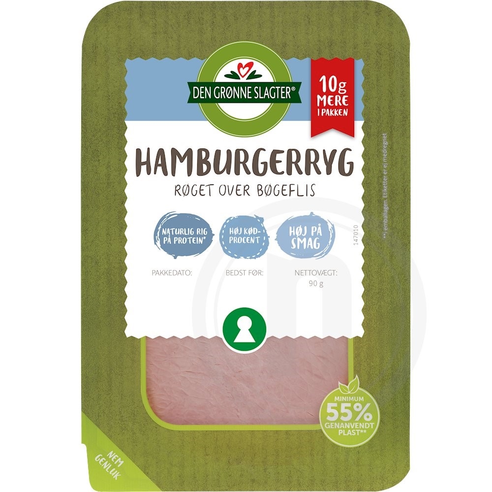 Den Grønne Slagter Røget hamburgerryg