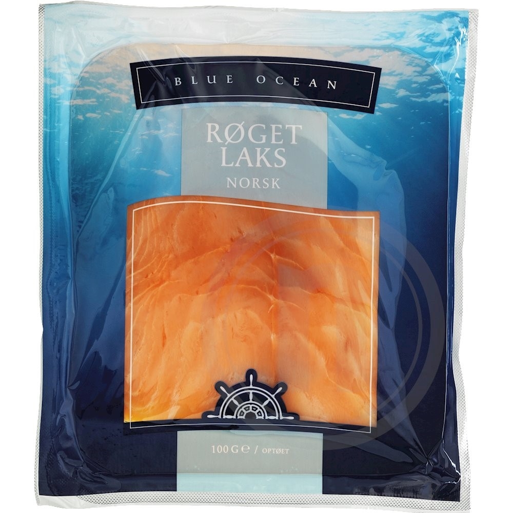 Røget laks i skiver