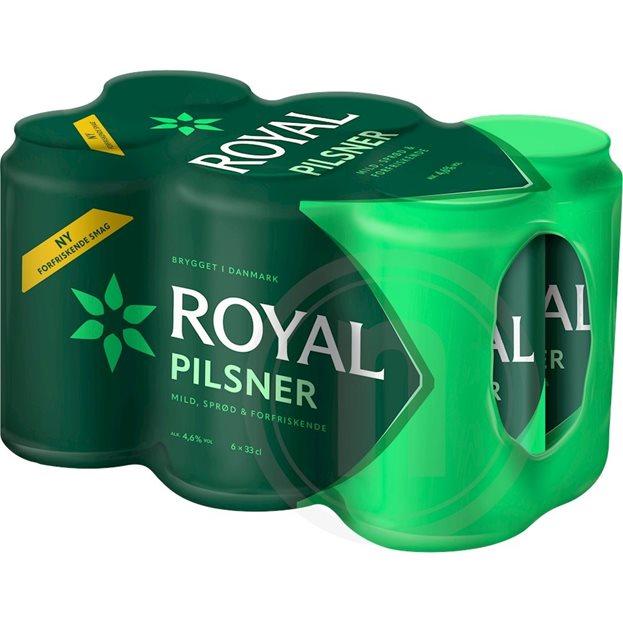 Royal Pilsner (dåse) fra Royal Beer – Leveret med nemlig.com