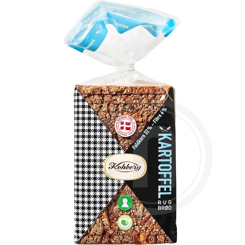 Rugbrød med kartoffel